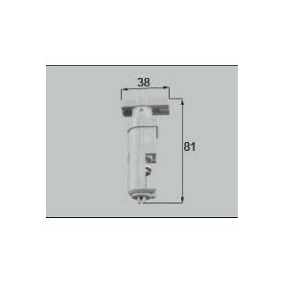 LIXIL/TOSTEM ドア引戸用部品 丁番 浴室中折れドア：上部ヒンジ(戸先側)セット[DCZZ306] [リクシル][トステム] 2枚目