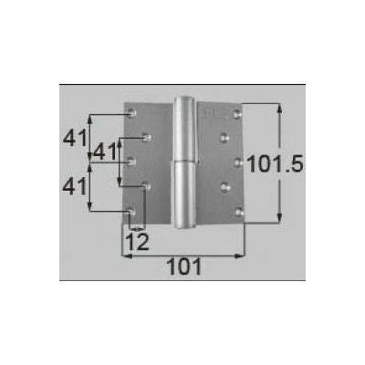 LIXIL/TOSTEM ドア引戸用部品 丁番 玄関店舗勝手口テラスドア：丁番II型 プレナス用左吊 L[DCLZ818] [リクシル][トステム]