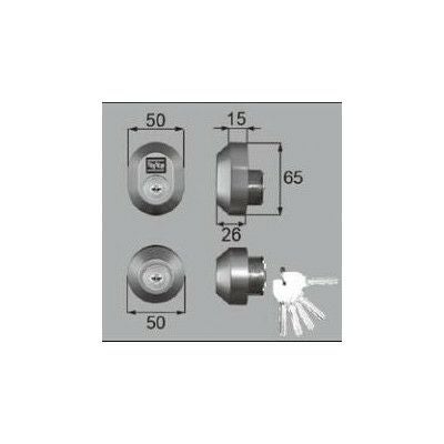 LIXIL/TOSTEM ドア引戸用部品 錠 玄関店舗勝手口テラスドア ロック：シリンダーセットUR[D5GZ1901] [リクシル][トステム]