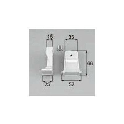 LIXIL/TOSTEM ドア引戸用部品 錠 浴室中折れドア：把手ブラケットセット[AZWS584] [リクシル][トステム]