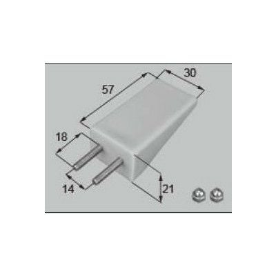 LIXIL/TOSTEM 窓サッシ用部品 その他 その他：妻板、補助ポール取付板[AZWB980] [リクシル][トステム]