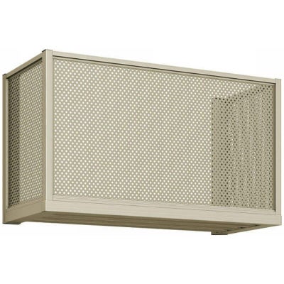 エアコン室外機置き場 ２台用 正面側面共パンチングパネル 寸法 W1820×D450×H600mm YKKap エアコン室外機置場 規格品 既製品 リフォーム DIY