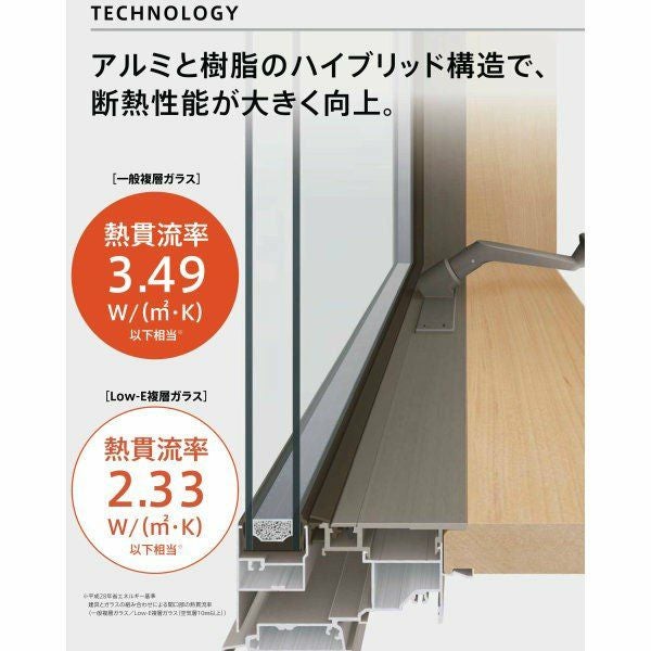 引き違い窓 17605 サーモスL W1800×H570mm LIXIL リクシル アルミ 