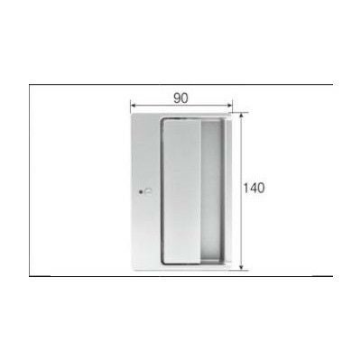 LIXIL/TOSTEM リビング建材用部品 ドア ハンドル：フラットプッシュプルハンドル表示錠[MZTZPBH02] [リクシル][トステム]