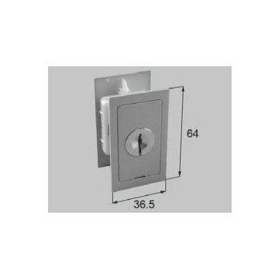 LIXIL/TOSTEM リビング建材用部品 引戸 引戸錠ストライク：シリンダー錠(プッシュ錠)[MZHZHCC50] [リクシル][トステム]