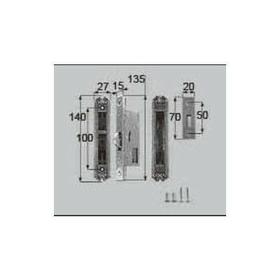 LIXIL/TOSTEM ドア引戸用部品 錠 玄関・店舗・勝手口引戸 引手錠：引手錠[L2Y09] [リクシル][トステム] 2枚目