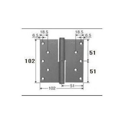 LIXIL/TOSTEM ドア引戸用部品 丁番 玄関・店舗・勝手口・テラスドア：丁番[L1X26] [リクシル][トステム] 2枚目
