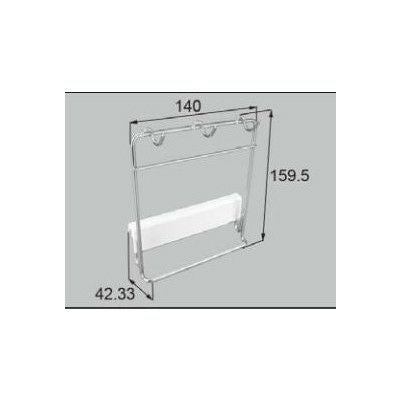 LIXIL/TOSTEM 住器用部品 キッチン キャビネット キャビネットオプション：システムインナーラックレードル掛け[KKZZZZ353P] [リクシル][トステム]
