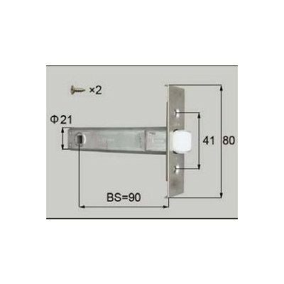 LIXIL/TOSTEM ドア引戸用部品 錠 浴室ドア・引戸：ラッチ[D1X81] [リクシル][トステム]