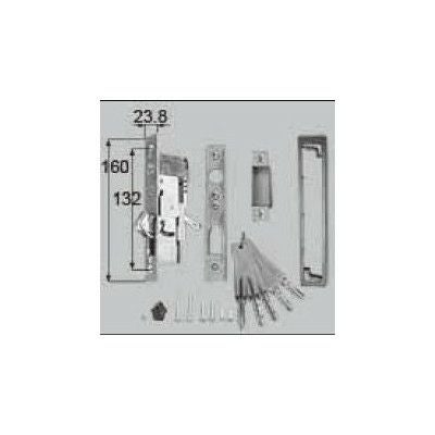 LIXIL/TOSTEM ドア引戸用部品 錠 玄関店舗勝手口引戸 召合せ錠：内外錠[AZWB501] [リクシル][トステム] 2枚目