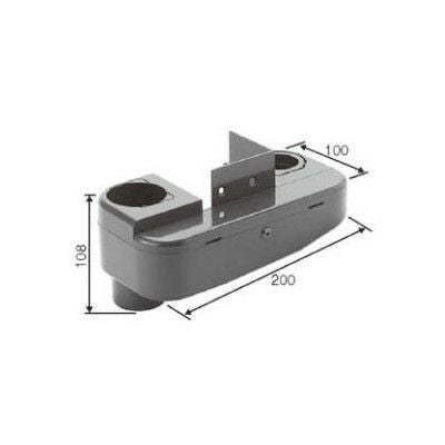 LIXIL/TOSTEM エクステリア用部品 バルコニー 雨樋：合わせ枡[WXAB028] [リクシル][トステム]