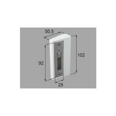 LIXIL/TOSTEM リビング建材用部品 引戸 アウトセット引戸用：錠受けセット[MZHZHZ003] [リクシル][トステム] 2枚目