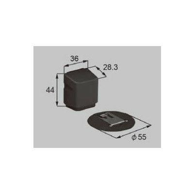 LIXIL/TOSTEM リビング建材用部品 ドア ドアストッパー：床取付け用マグネットタイプ[MZDZSD061] [リクシル][トステム] 2枚目