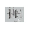 LIXIL/TOSTEM ドア引戸用部品 錠 玄関・店舗・勝手口引戸 召合せ錠：内外錠[L1Y31] [リクシル][トステム] 2枚目
