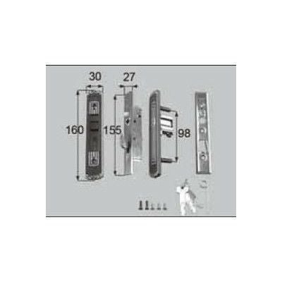 LIXIL/TOSTEM ドア引戸用部品 錠 玄関・店舗・勝手口引戸 召合せ錠：内外錠[L1Y31] [リクシル][トステム] 2枚目