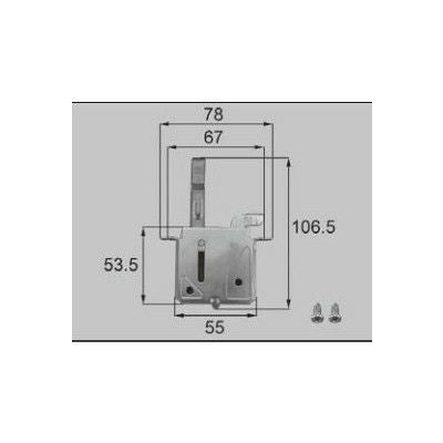 LIXIL/TOSTEM 窓サッシ用部品 錠 雨戸：雨戸錠セット[GAAZ15] [リクシル][トステム]