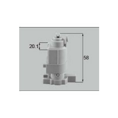 LIXIL/TOSTEM ドア引戸用部品 丁番 浴室中折れドア：下部ヒンジ(戸先側)セット[DCZZ321] [リクシル][トステム] 2枚目