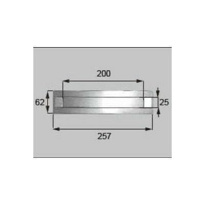 LIXIL/TOSTEM ドア引戸用部品 ポスト 玄関店舗勝手口テラスドア：ポスト差込口 RE-001[AZWZ971] [リクシル][トステム]
