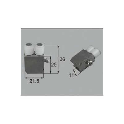 LIXIL/TOSTEM ドア引戸用部品 戸車 浴室中折れドア：ガイドローラー(BC型)[AZWS605] [リクシル][トステム]