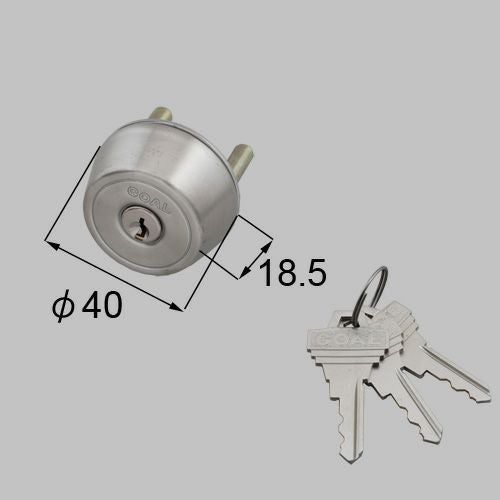LIXIL/TOSTEM製玄関ドア用ドア錠セット（GOAL ピンシリンダー