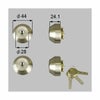 LIXIL/TOSTEM製勝手口ドア用ドア錠セット（ユーシン WＮシリンダー） Z-5201-DVAE【リクシル】【トステム】