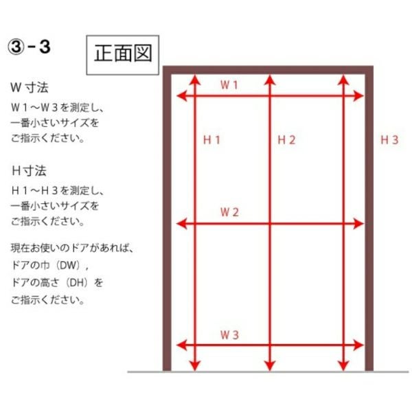 かんたん建具 扉のみ取替用 開き戸 框タイプ アクリル板付 ドアサイズ