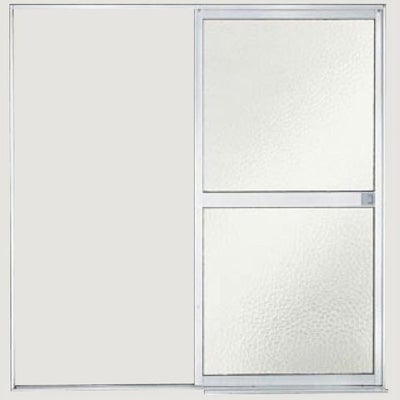 LIXIL/リクシル 浴室引き戸 枠付 片引き戸・外引き型（脱衣室側） 樹脂パネル S-16-18 W1670*H1818
