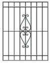 鋳物面格子 スパニッシュ型 06009 W810×H1096mm 壁付 LIXIL/TOSTEM リクシル/トステム 窓サッシ アルミ面格子 デザイン格子 おしゃれ 後付け リフォーム DIY