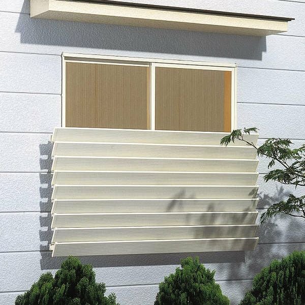 目隠しに　壁 ウィンバイザー アルミタイプ ELG-1409 W1420×H936mm 目隠しガラリ 壁